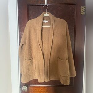 Madewell oversized cardigan marked yarn tan size XS like new condition